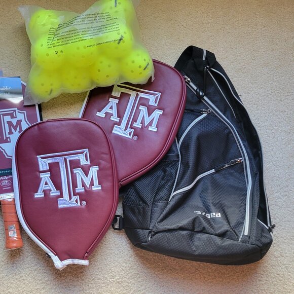 Texas A&M pickleball set - Picture 2 of 2